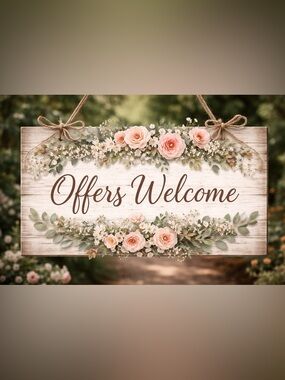 I’m open to offers, so just ask! 😊